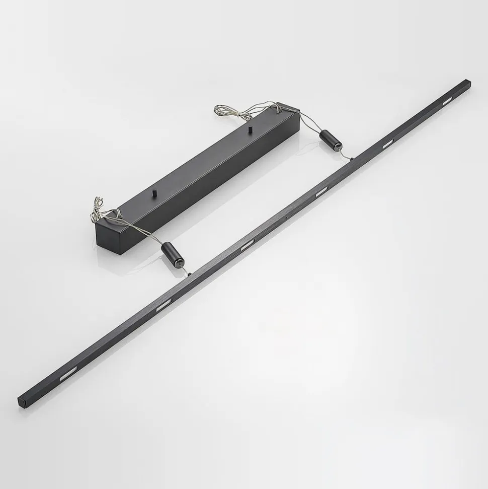 Lucande LED-pendellampe Stakato, 140 cm, 6 lyskilder, dæmpbar