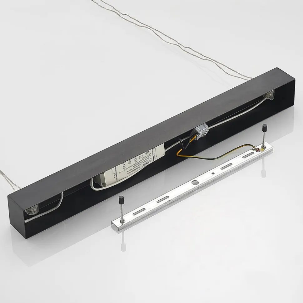 Lucande LED-pendellampe Stakato, 140 cm, 6 lyskilder, dæmpbar