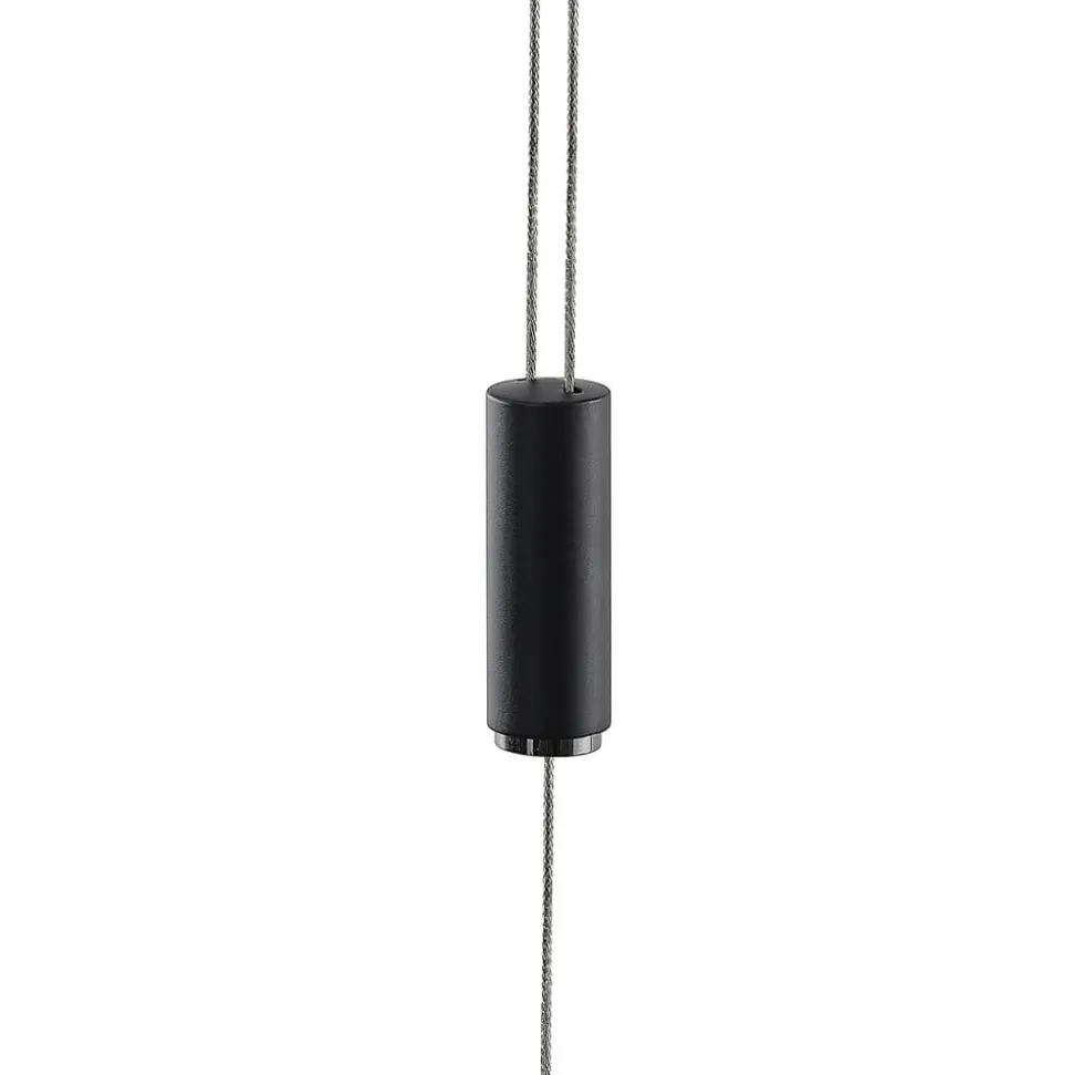 Lucande LED-pendellampe Stakato, 140 cm, 6 lyskilder, dæmpbar