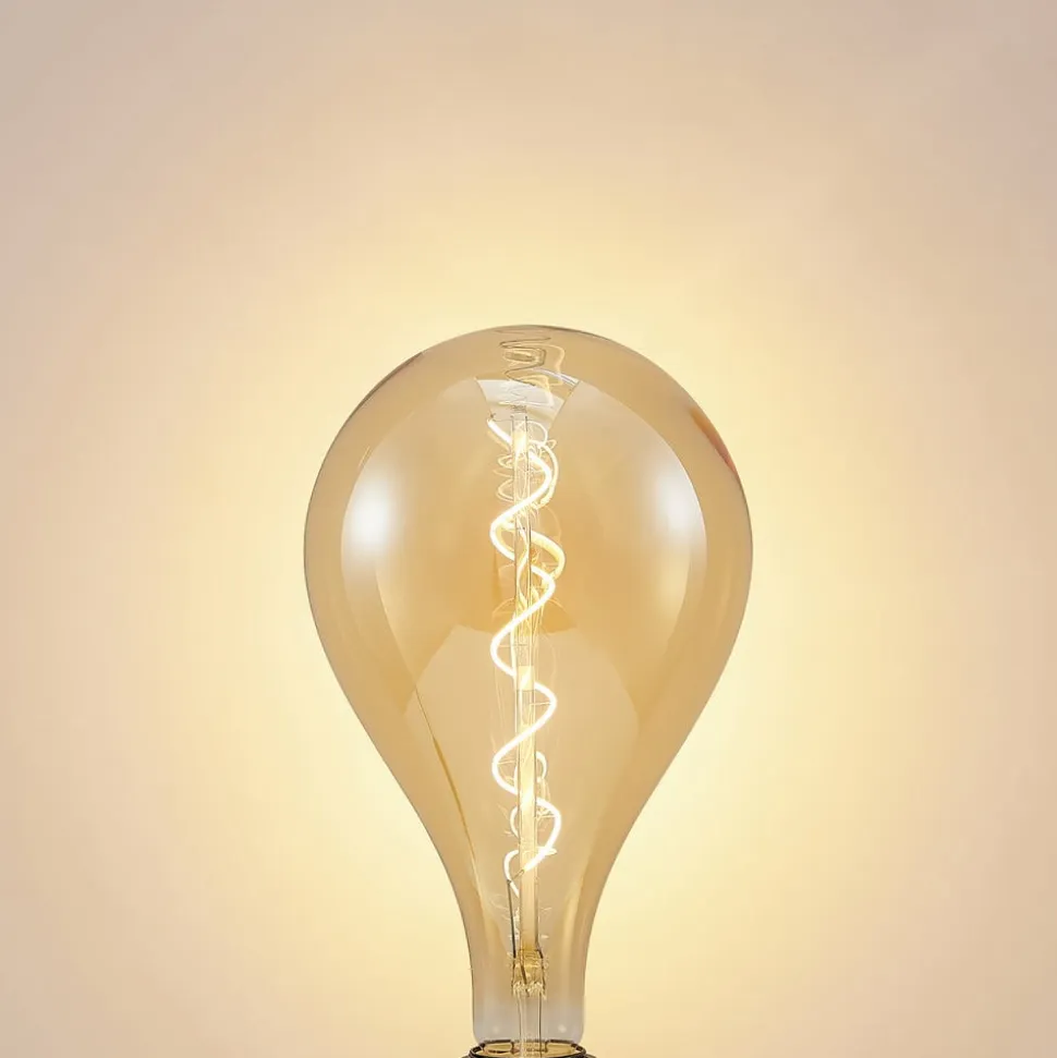 Lucande LED-pære E27 A160 4W 2.700K dæmpbar ravfarvet
