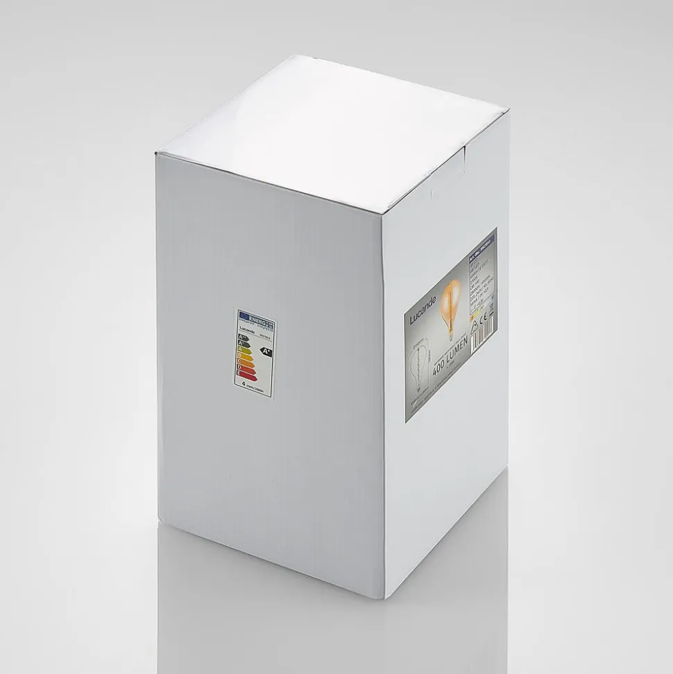 Lucande LED-pære E27 A160 4W 2.700K dæmpbar ravfarvet