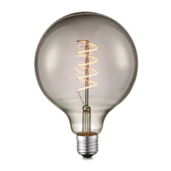 Lucande LED-pære E27 G125 4 W smoke 1.800 K dæmpbar