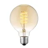 Lucande LED-pære E27 G95 4W 2.700 K dæmpbar ravfarvet