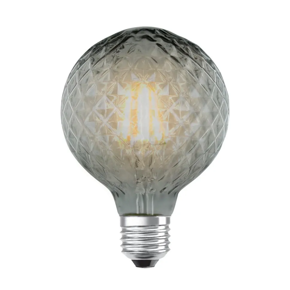 Lucande LED-pære E27 G95 4W 1.800K dæmpbar røg