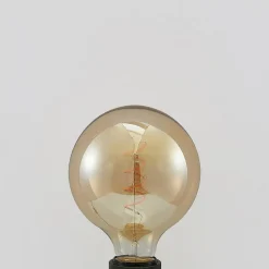 Lucande LED-pære E27 G125 4W 2.700K dæmpbar ravfarvet