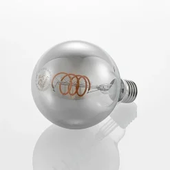 Lucande LED-pære E27 G95 4W smoke 1.800K dæmpbar