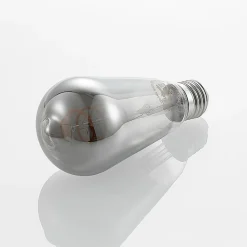 Lucande LED-pære E27 ST64 4W 1.800K dæmpbar titan