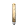 Lucande LED-rørpære, E27 4W, Ø 3 cm, ravfarvet, 2700K