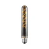 Lucande LED-rørpære, E27 4W, Ø 3 cm, titanium, 1800K