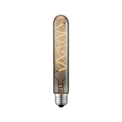 Lucande LED-rørpære, E27 4W, Ø 3 cm, røgfarvet, 1800K