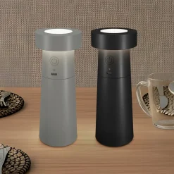 Lucande LED-salt- og peberbøsse Salt & Pepper, 2-pak