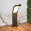 Lucande LED-sokkellampe Juvia, 40 cm, antracit, IP54