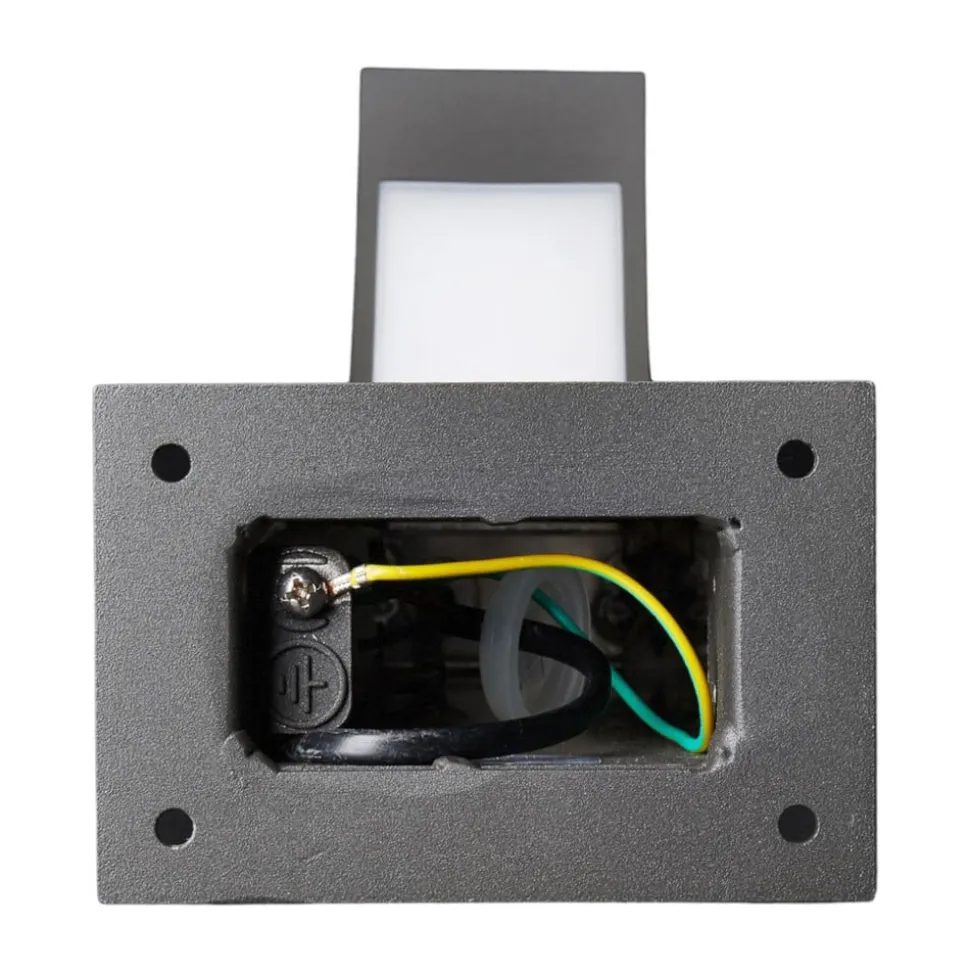 Lucande LED-sokkellampe Lennik, 60 cm, antracit, metal