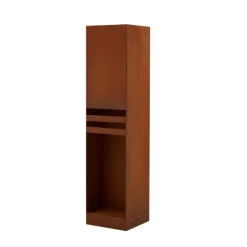 Lucande LED-sokkellampe Oxido, rustfarvet, cortenstål