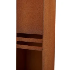Lucande LED-sokkellampe Oxido, rustfarvet, cortenstål