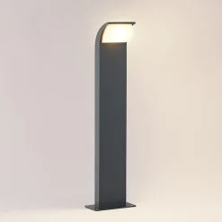 Lucande LED-sokkellampe Tinna, 60 cm, antracit, IP65