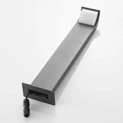 Lucande LED-sokkellampe Tinna, 60 cm, antracit, IP65