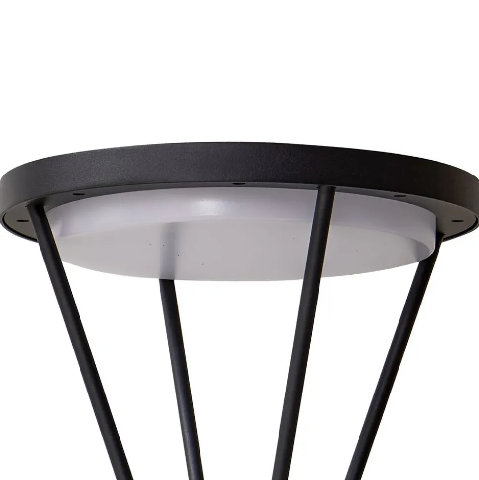 Lucande LED-solcellelampe Elario, 80 cm, CCT, sensor