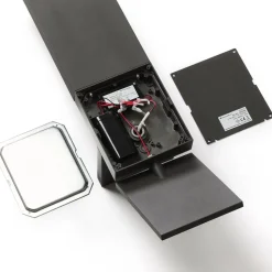 Lucande LED-solcellelampe Silvan, 60 cm, sensor, antracit