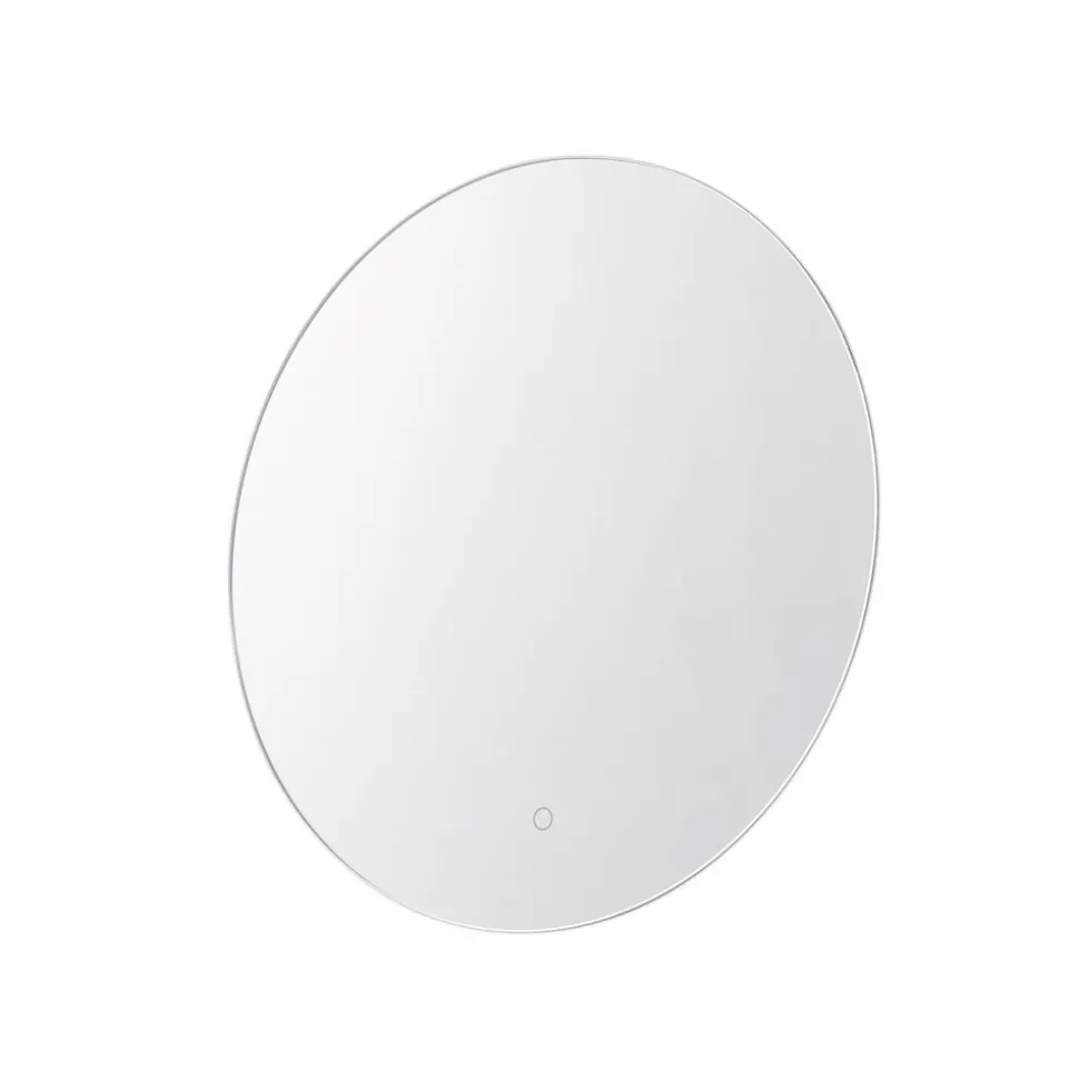 Lucande LED-spejl Celestiel, rund, opvarmbar, CCT, Ø 60 cm