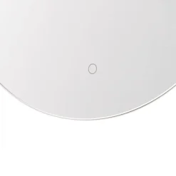 Lucande LED-spejl Celestiel, rund, opvarmbar, CCT, Ø 60 cm