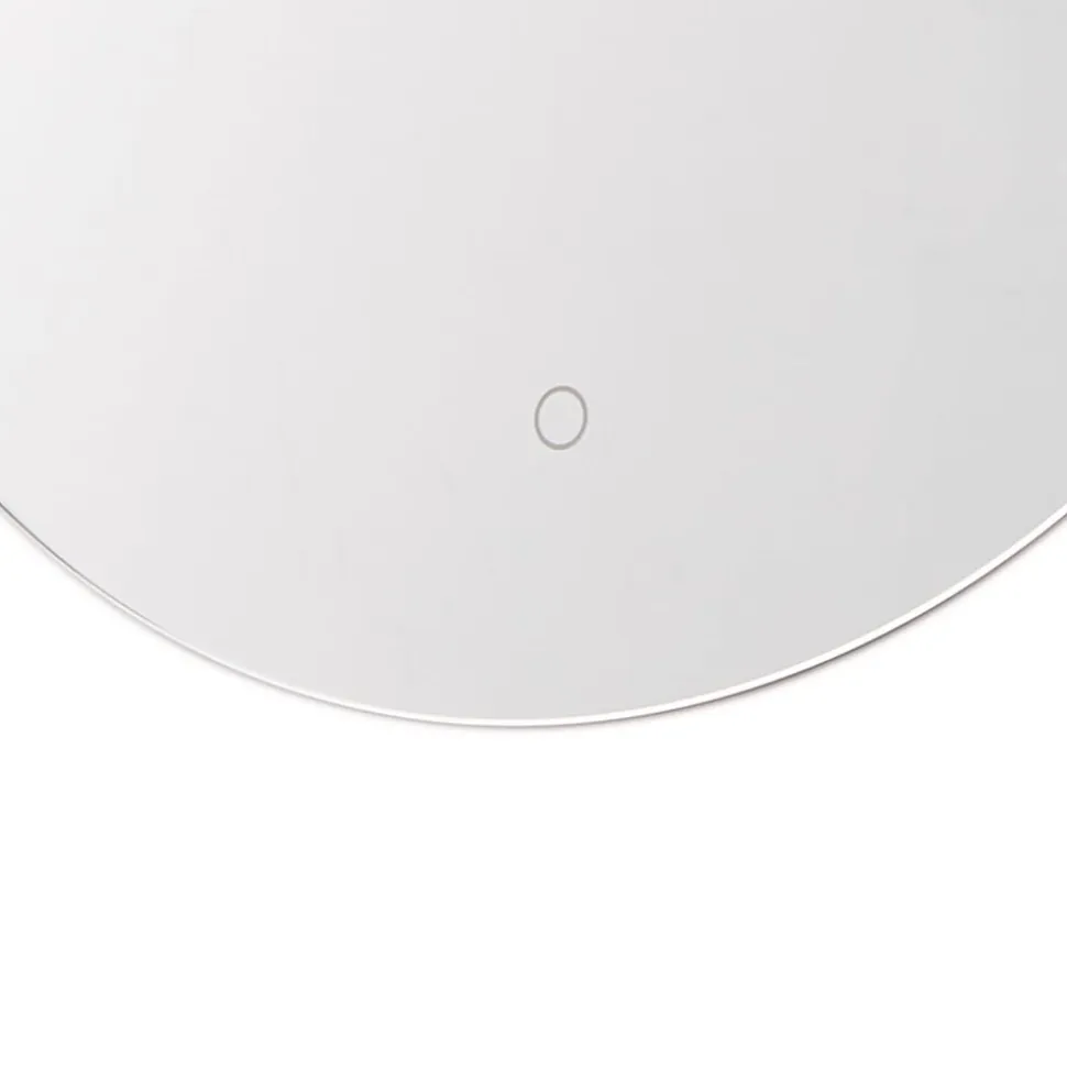 Lucande LED-spejl Celestiel, rund, opvarmbar, CCT, Ø 60 cm