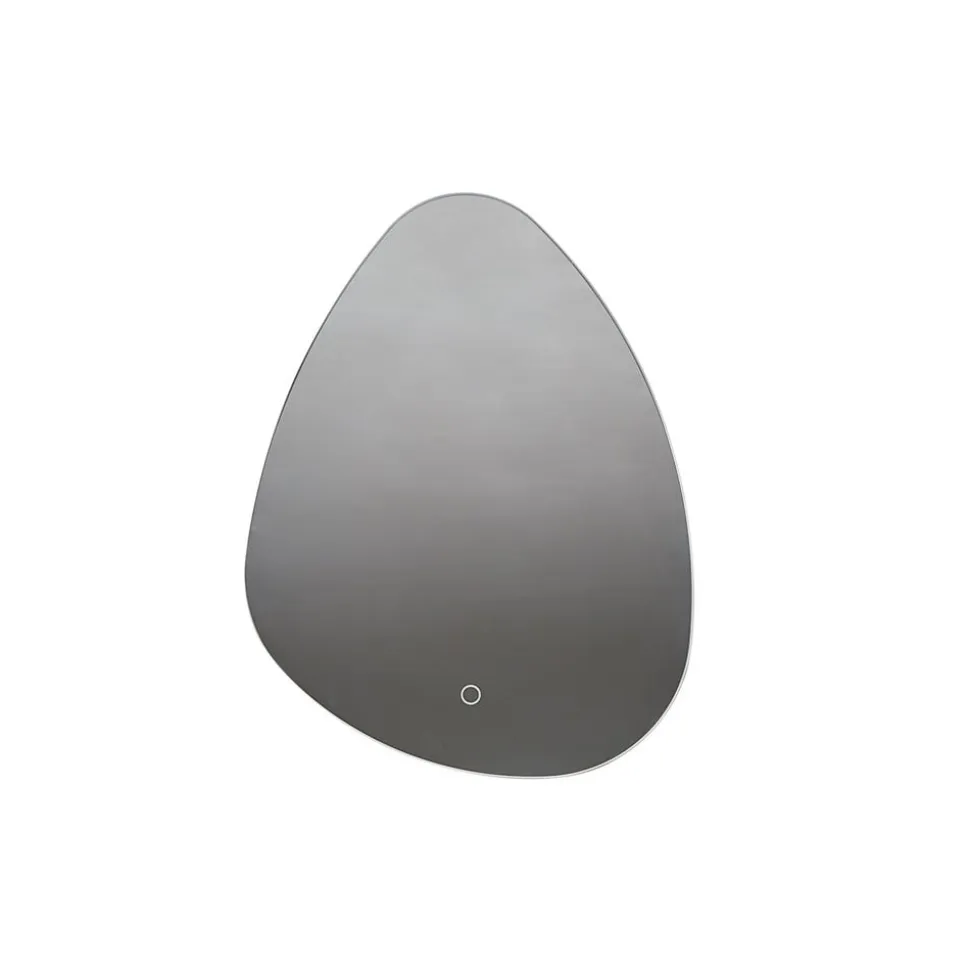 Lucande LED-spejl Celestiel, dråbeformet, CCT, 60 cm