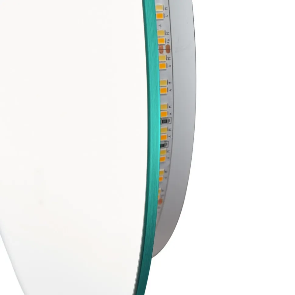 Lucande LED-spejl Celestiel, dråbeformet, CCT, 60 cm