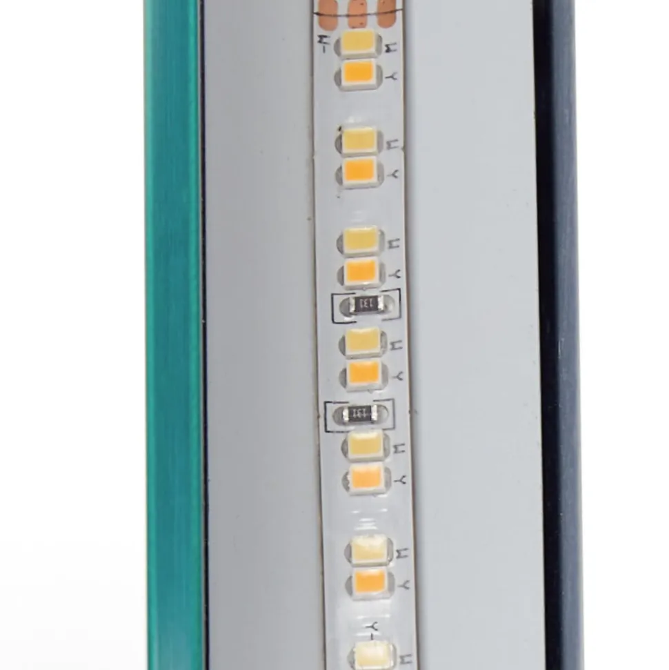 Lucande LED-spejl Celestiel, dråbeformet, CCT, 60 cm