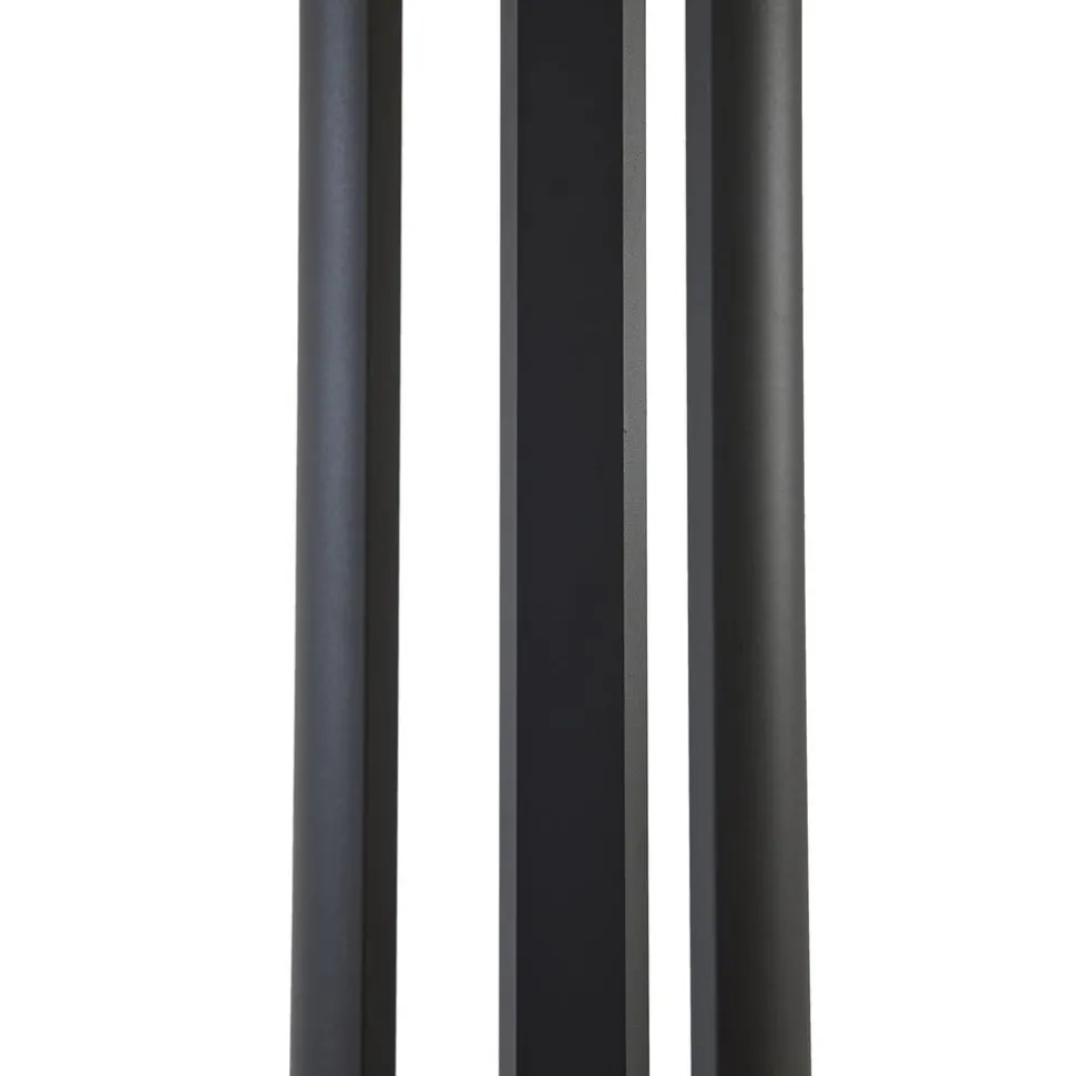 Lucande LED-udendørslampe Pirron, 230 cm, antracit, IP65