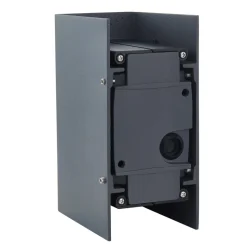 Lucande LED-væglampe Kimian, højde 17 cm, antracit, IP54