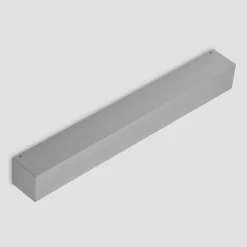 Lucande LED-væglampe Lengo, 50 cm, sølv, 1 lyskilde, IP65