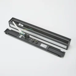 Lucande LED-væglampe Lengo, 50 cm antracit, op/ned 3000K