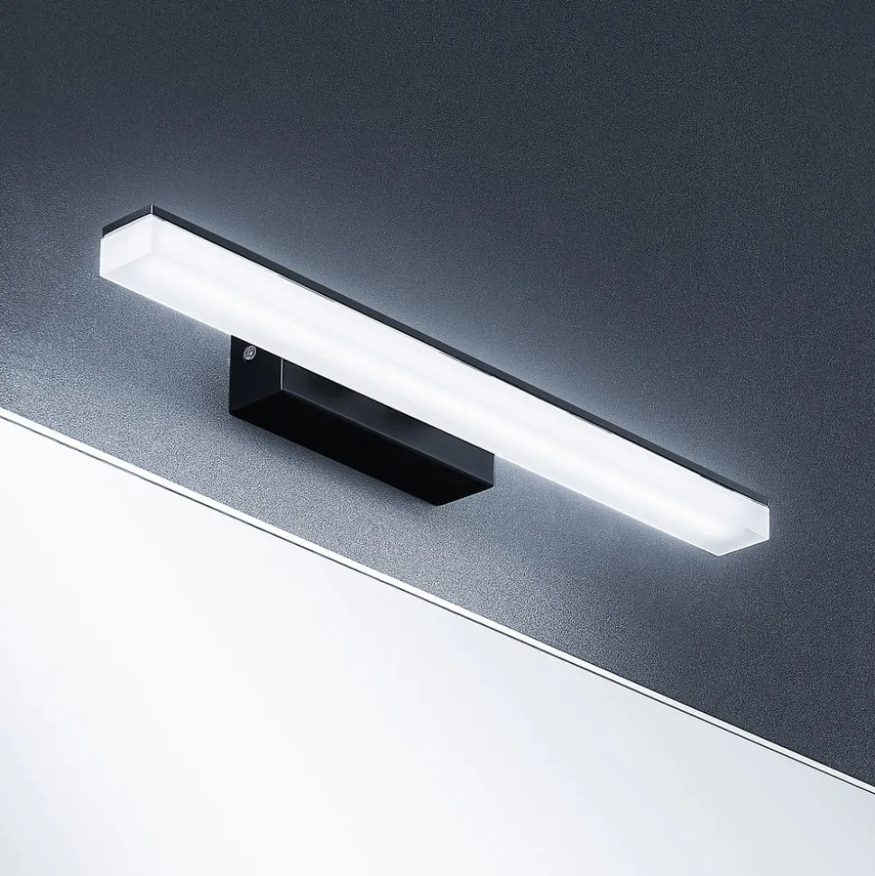 Lucande LED-væglampe Lisana, vandret, 46 cm, IP44