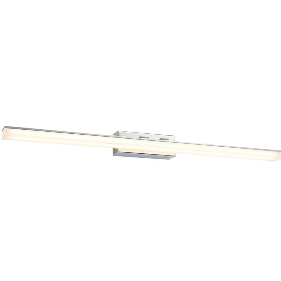 Lucande LED-væglampe til badeværelset Julie, 75 cm, krom, metal, IP44