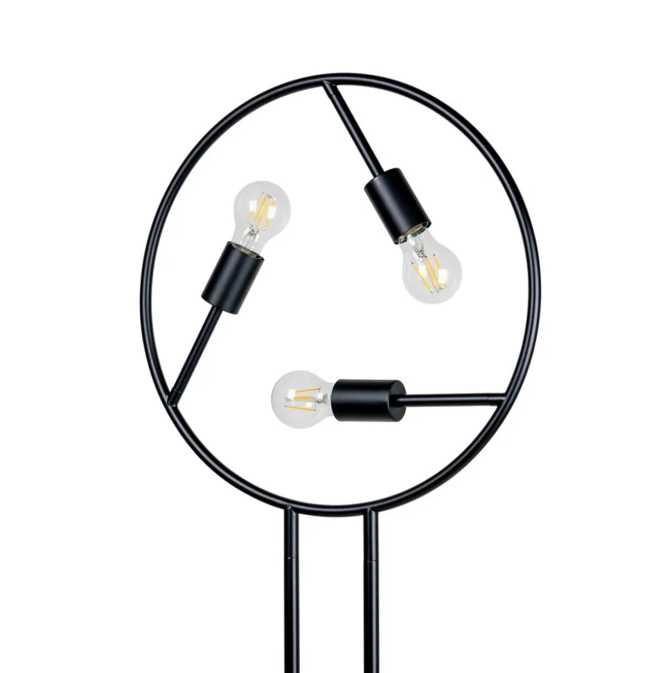 Lucande Linnard gulvlampe af jern, 3 lyskilder