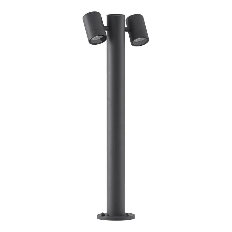 Lucande Maloney pullert, 2 lyskilder, 75 cm, antracit