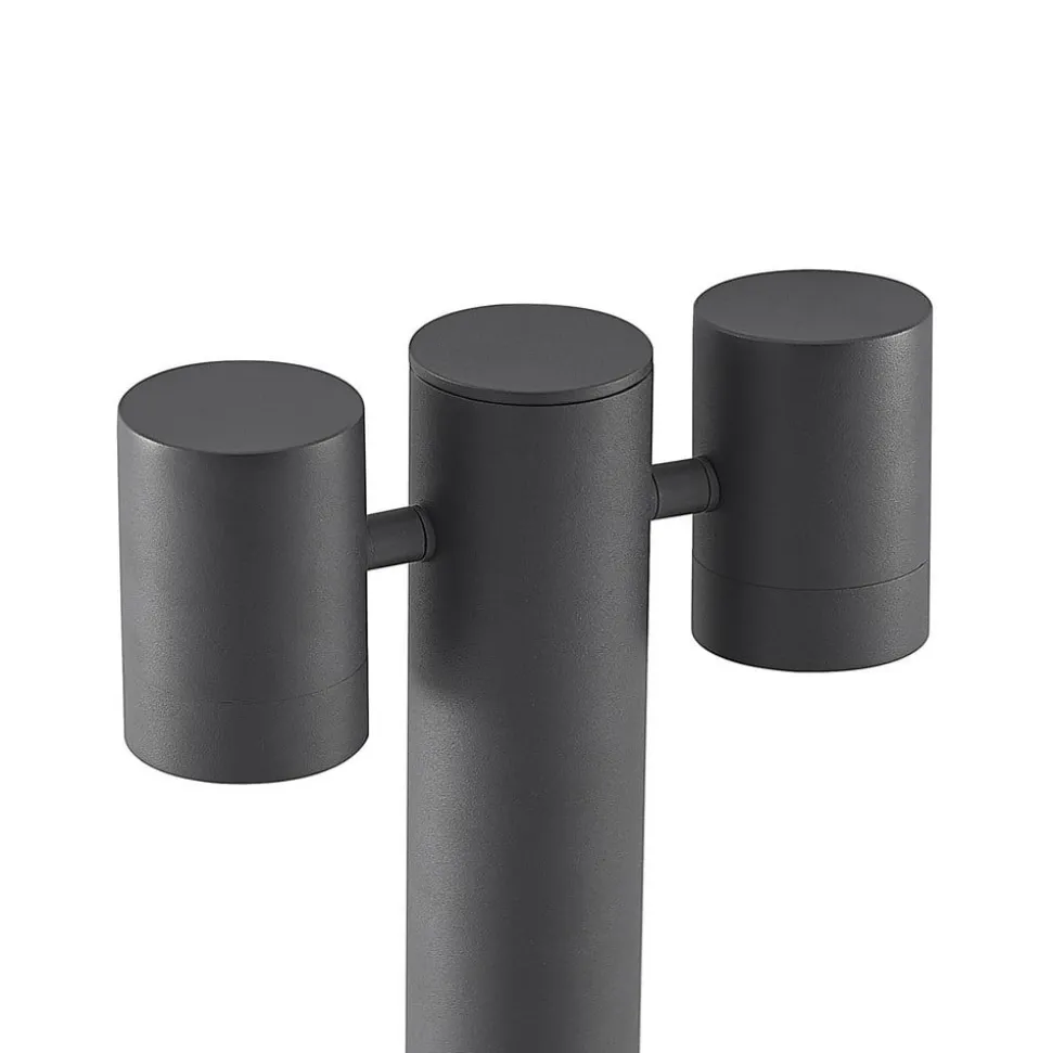 Lucande Maloney pullert, 2 lyskilder, 75 cm, antracit