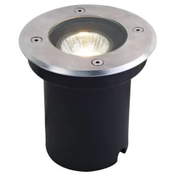 Lucande nedgravningslampe Ava, Ø 12 cm, rund, IP67, GU10