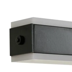Lucande Pendolo LED-hængelampe, sort, aluminium, 120 cm