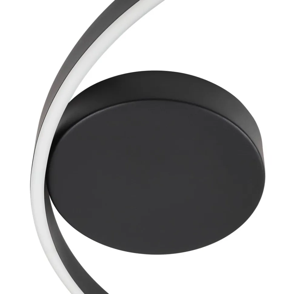 Lucande Smart LED-loftlampe Moise, sort, CCT, Tuya