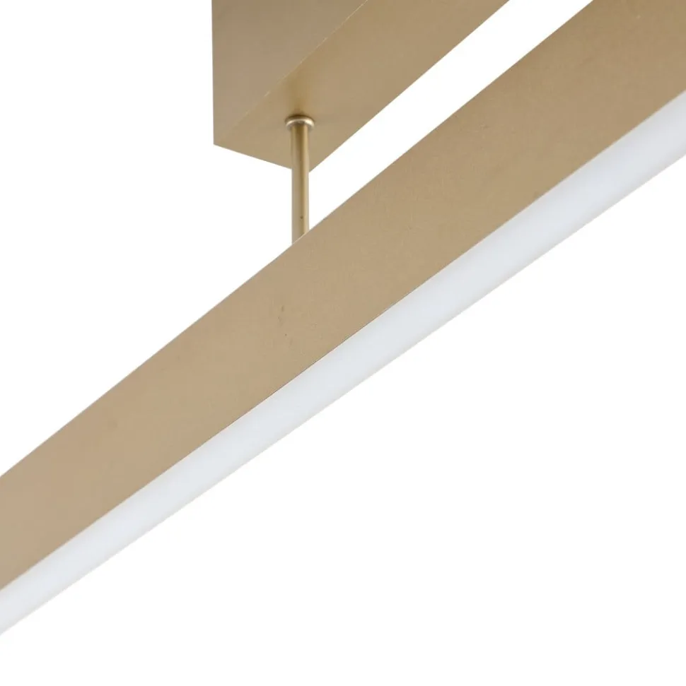 Lucande Smart LED-loftslampe Mylosh, guld, CCT, Tuya