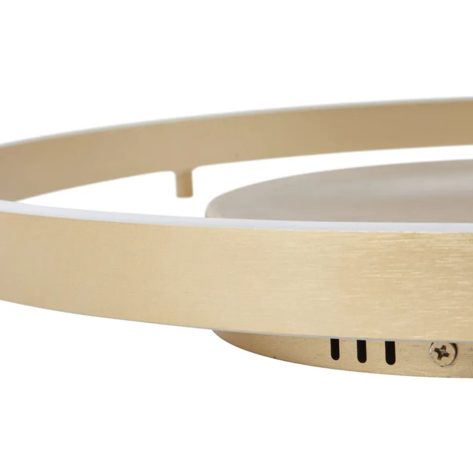 Lucande Smart LED-loftslampe Moise, guld, CCT, Tuya