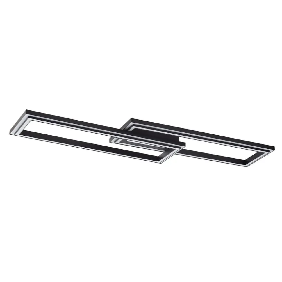 Lucande Smart LED-loftslampe Tjado 115 cm sort RGB CCT