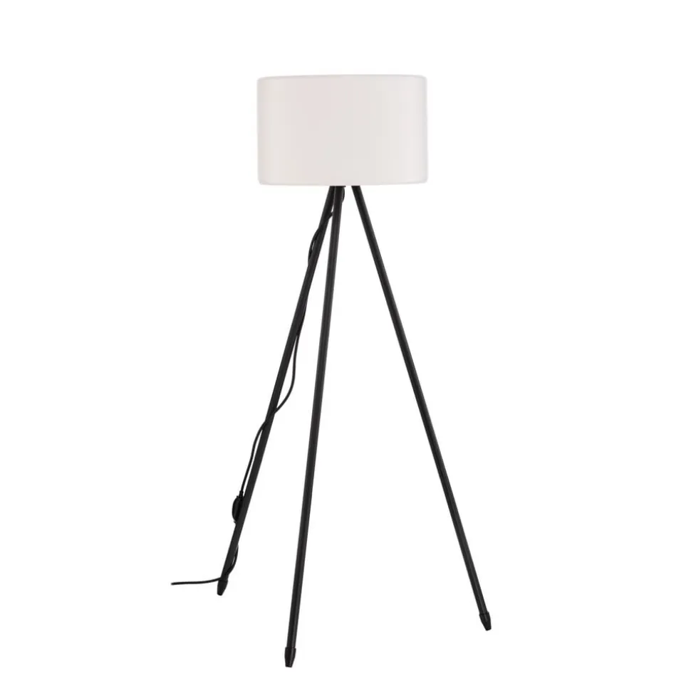 Lucande terrasselampe Jaimy, 130 cm, trefod, aluminium