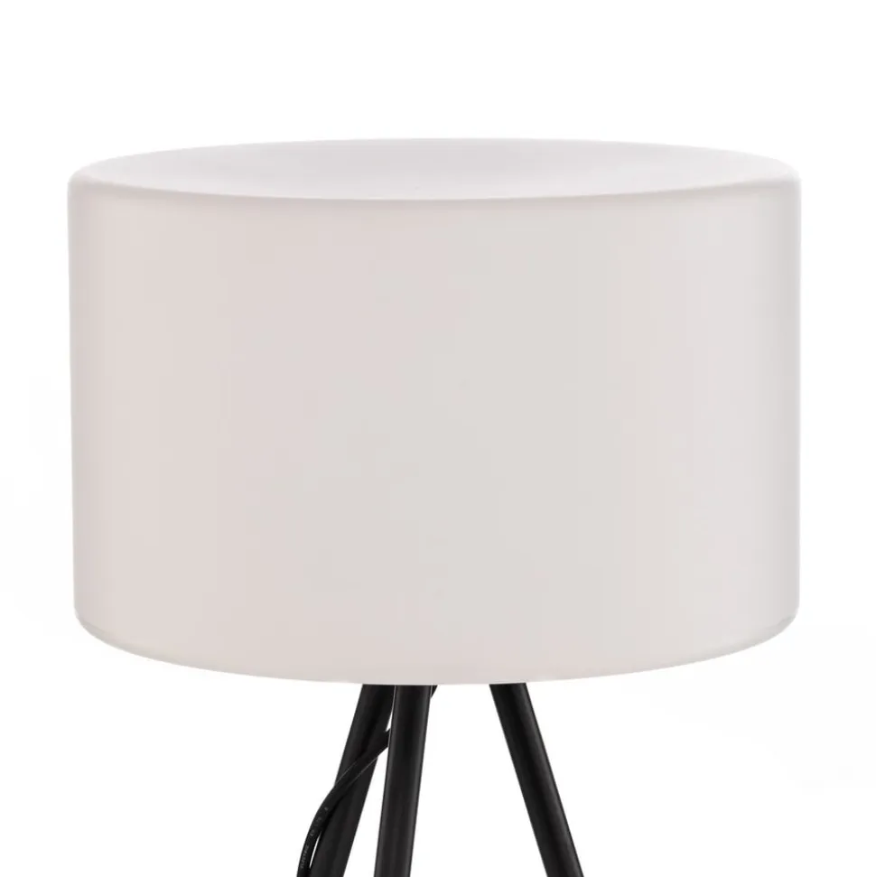 Lucande terrasselampe Jaimy, 130 cm, trefod, aluminium