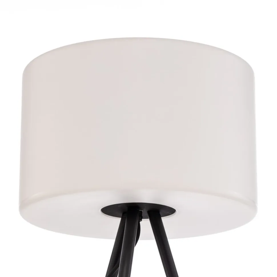 Lucande terrasselampe Jaimy, 130 cm, trefod, aluminium