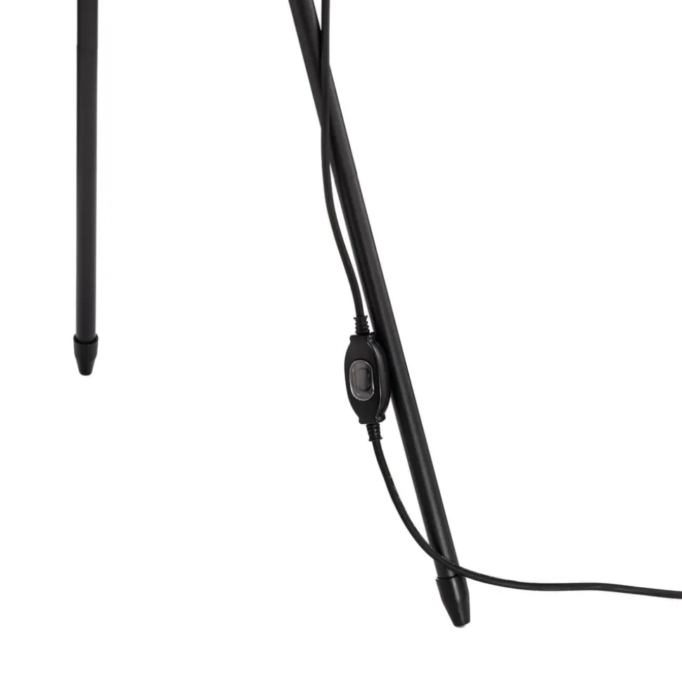 Lucande terrasselampe Jaimy, 130 cm, trefod, aluminium