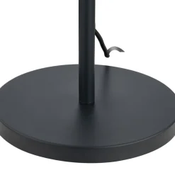 Lucande terrasselampe Jaimy, sort, aluminium, 150 cm