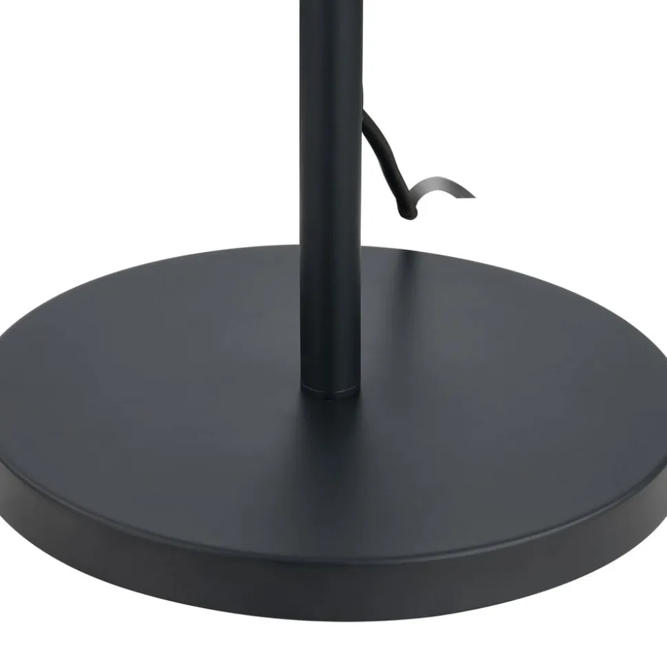 Lucande terrasselampe Jaimy, sort, aluminium, 150 cm